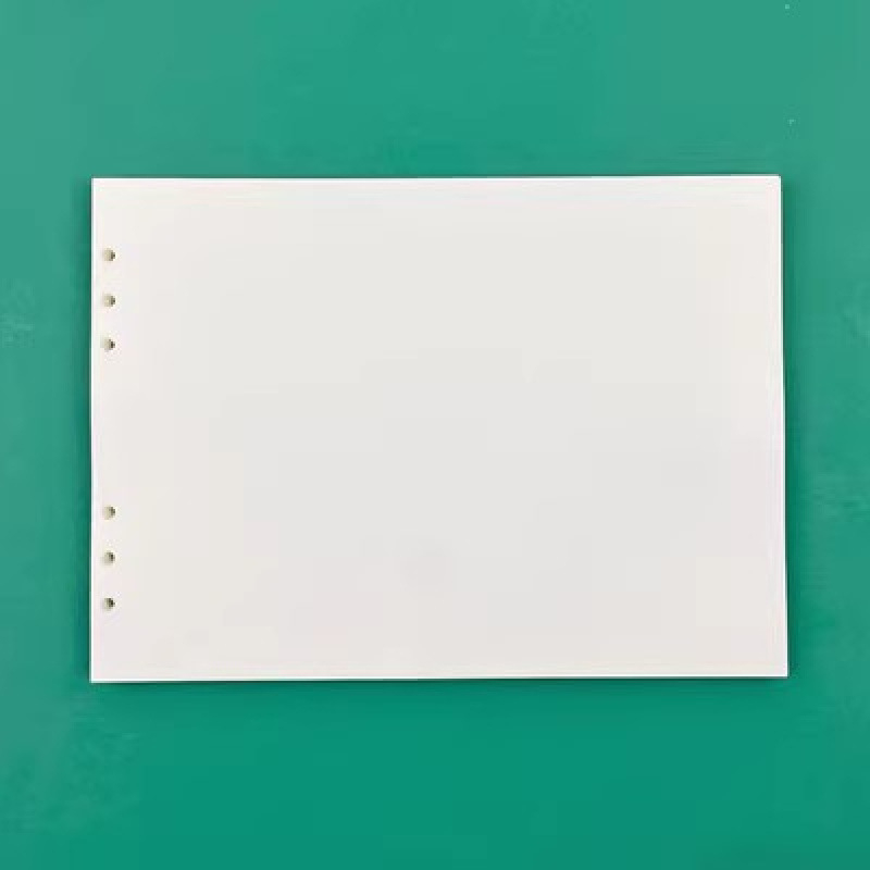 Bilježnica s PU kožnim omotom, veza s izdvojivim listovima (loose-leaf binder), unutarnje stranice od drvne pulpe, papir 40 gsm, 50–100 stranica, model tAwd64sF, uredski stil