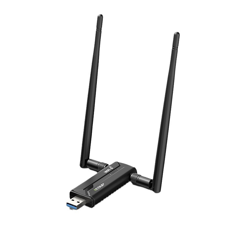 EDUP EP-AX1671 adaptor USB wireless, 6GHz, 5400 Mbps, antene duale 6 dBi