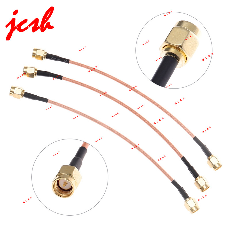 SMA-J muški na muški RF/GSM/GPRS/Wi-Fi/Bluetooth produžna antena s RG316 koaksijalnim kabelom