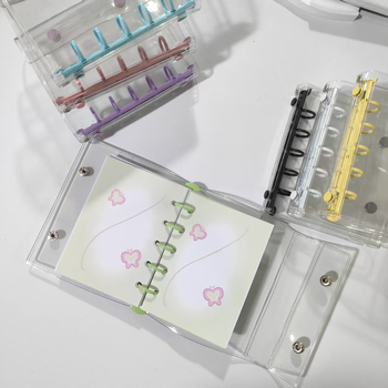 M5 lazán lefűzhető jegyzetfüzet, a deahun márka, 90 lap, PVC borító, belső oldalak papírból