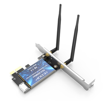 EDUP EP-9619 PCIe bezdrôtová sieťová karta, Duo-band 2,4/5 GHz, 600 Mbps, Bluetooth 4.0