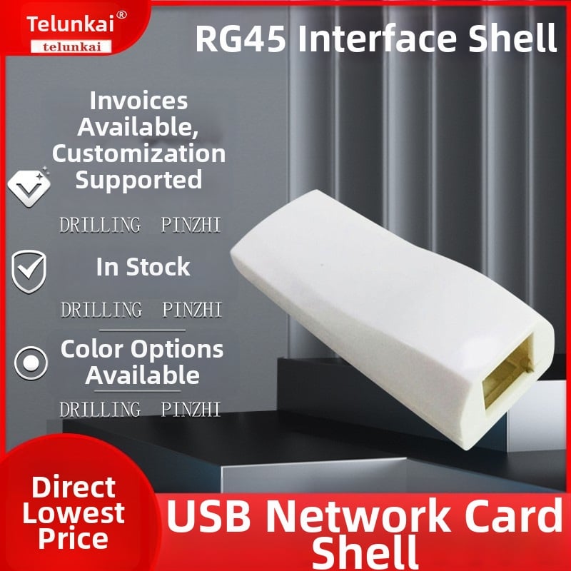 Kryt USB sieťovej karty s RJ45 Gigabit Ethernet portom, USB rozhranie, ABS
