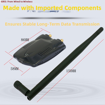 GRIS GE-LW04-8192FU Cardă de rețea wireless USB 2.0 cu antenă duală, 300 Mbps, 2.4 GHz, IEEE 802.11b/g/n