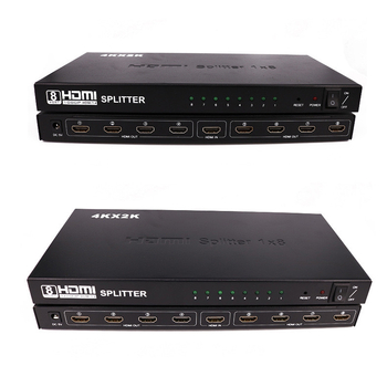 1x8 HDMI osztó – 4K/2K támogatás, HDMI bemenet, Modell 1X8 HDMI SPLITTER