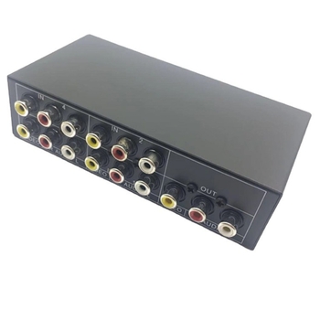 VSW41 AV kapcsoló – Négy az egyben, 480P, iOS-kompatibilis, kábelhossz 10