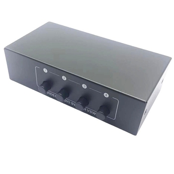 VSW41 AV kapcsoló – Négy az egyben, 480P, iOS-kompatibilis, kábelhossz 10