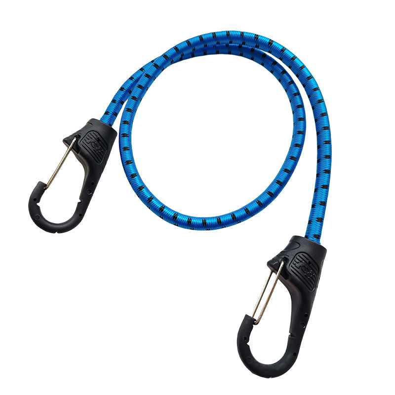 Șnur elastic pentru bagaje cu clips de închidere cu arc, material PP + latex mătase, încărcare ≥40 kg