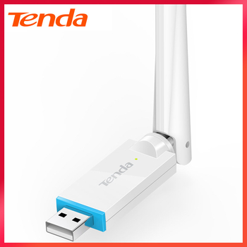 Tenda U2 USB безжична мрежова карта за настолен компютър – WiFi 6 адаптер без драйвери, 300 Mbps, външен USB приемник