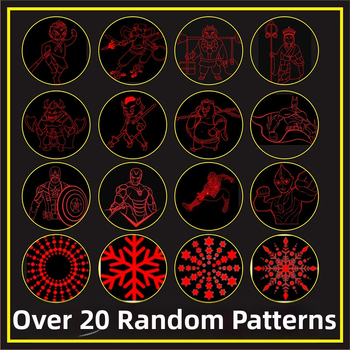 Yirui Nostalgijski dječji laserski projektor iz 80-ih — više obrazaca projekcije, infracrveni laserski pokazivač, zabava za mačke