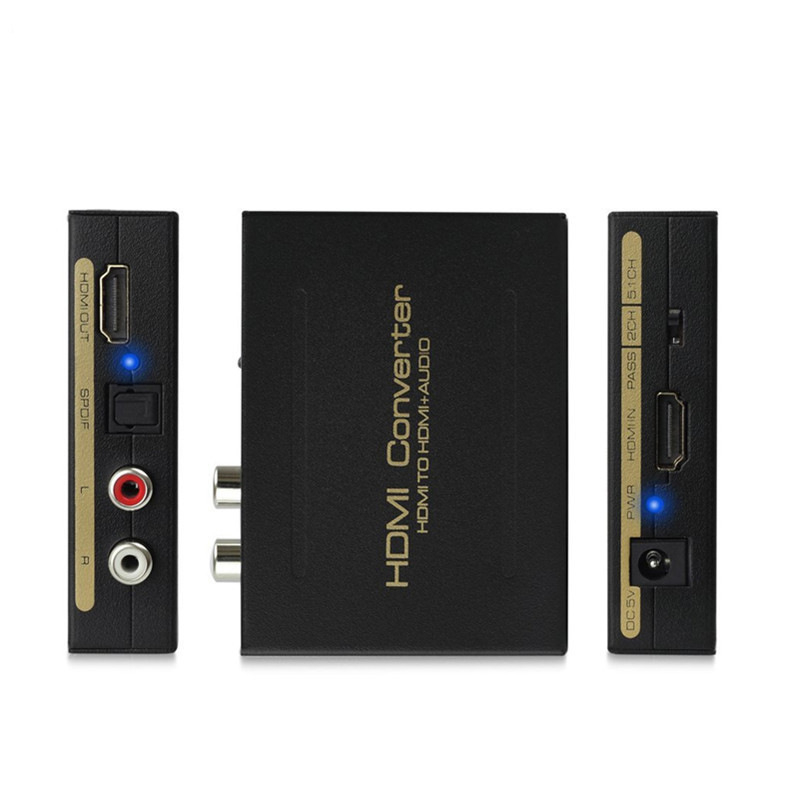 E zeus EZ80352 HDTV audio splitter i konverter, prekidač/rasporednik, SPDIF i izlazi zvuka L/R, podržava upravljanje napajanjem