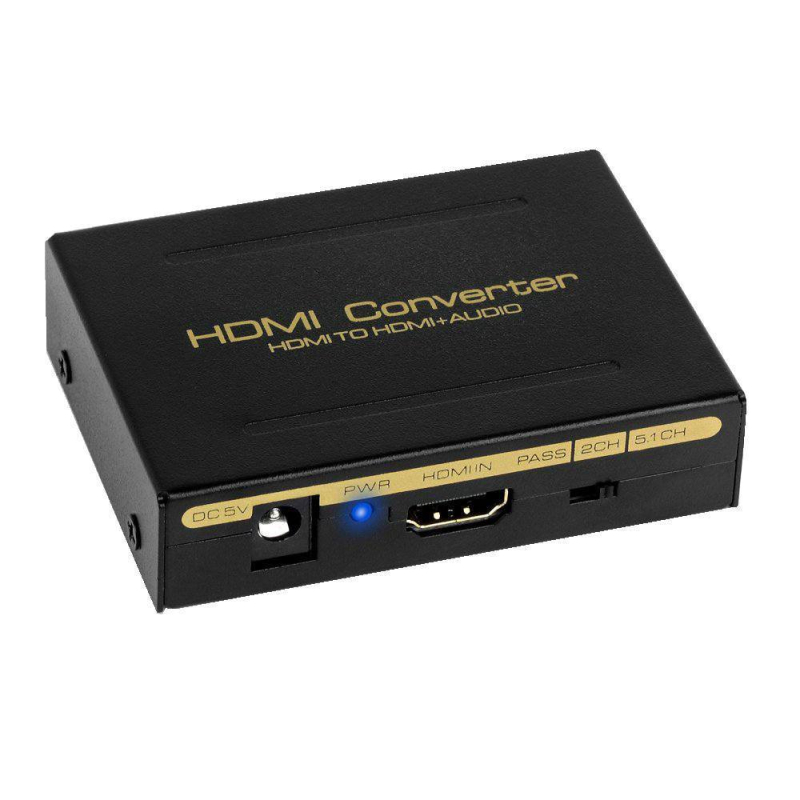 E zeus EZ80352 HDTV audio splitter i konverter, prekidač/rasporednik, SPDIF i izlazi zvuka L/R, podržava upravljanje napajanjem