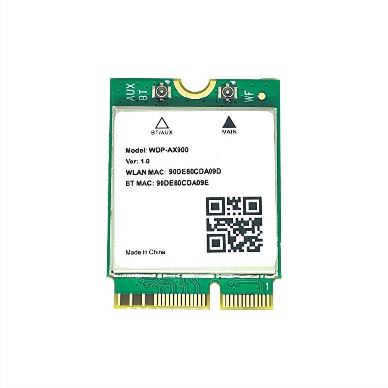AIC8800D80P M.2 Wi‑Fi 6 karta – ugrađena dual-band 2.4GHz/5.8GHz, Bluetooth 5.4, 5400 Mbps