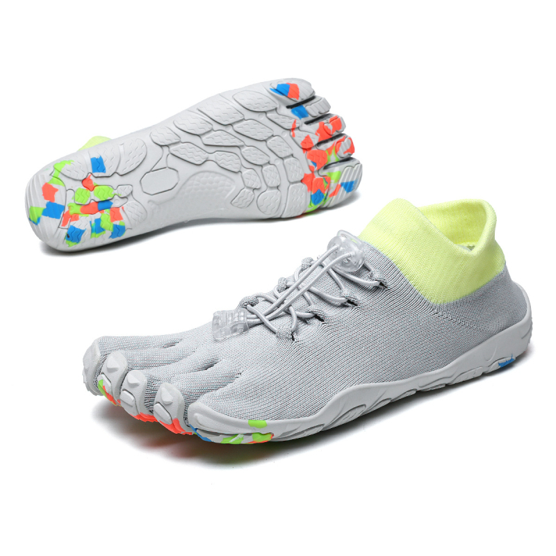 Minimalističke tenisice za fitness s pet prstiju – Flyknit gornji dio, gumeni potplat, niski profil, protuklizne