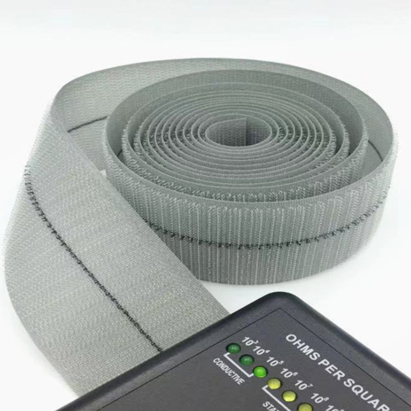 Antistatični Velcro remen, najlon, vodljiva površina s kukicom, industrijska upotreba