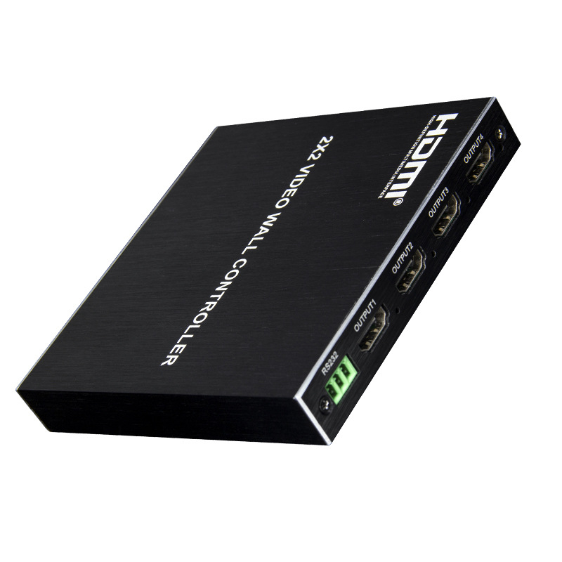 HDMI 2x2 procesor na zloženie obrazov – Model 2X2SF, pre TV stenu, 1080P, prepínač/rozdeľovač