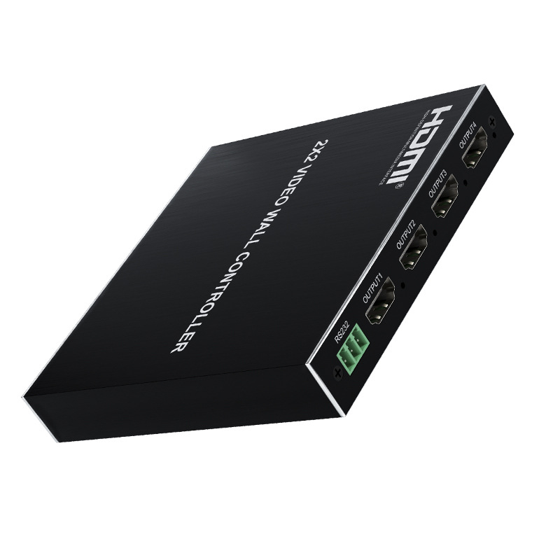 HDMI 2x2 procesor na zloženie obrazov – Model 2X2SF, pre TV stenu, 1080P, prepínač/rozdeľovač