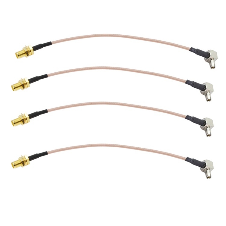 Антенен адаптер кабел TS9 към SMA женски за Huawei рутер, RF кабел, RG316 високотемпературен проводник, RoHS