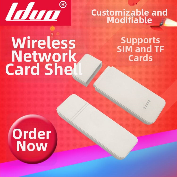 Калъф за безжична мрежова карта, ABS пластмасов корпус, поддържа TF карта и USB
