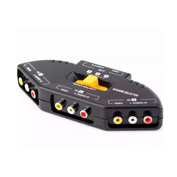 AV prekidač 3-u-1, audio/video pretvarač, 2 RCA izlaza