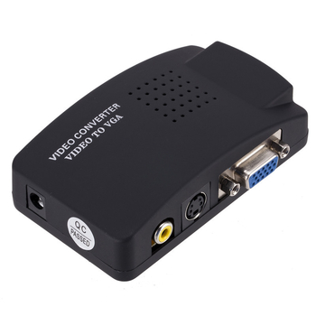 AV to VGA videokonverter, prekidač/rasporednik, rezolucija 720×576, model AV to VGA, upravljanje napajanjem podržano, daljinsko buđenje nije podržano