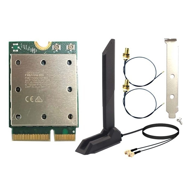 Interna bežična mrežna kartica WiFi 7, tri-band, ažurirana verzija PCB, model 580