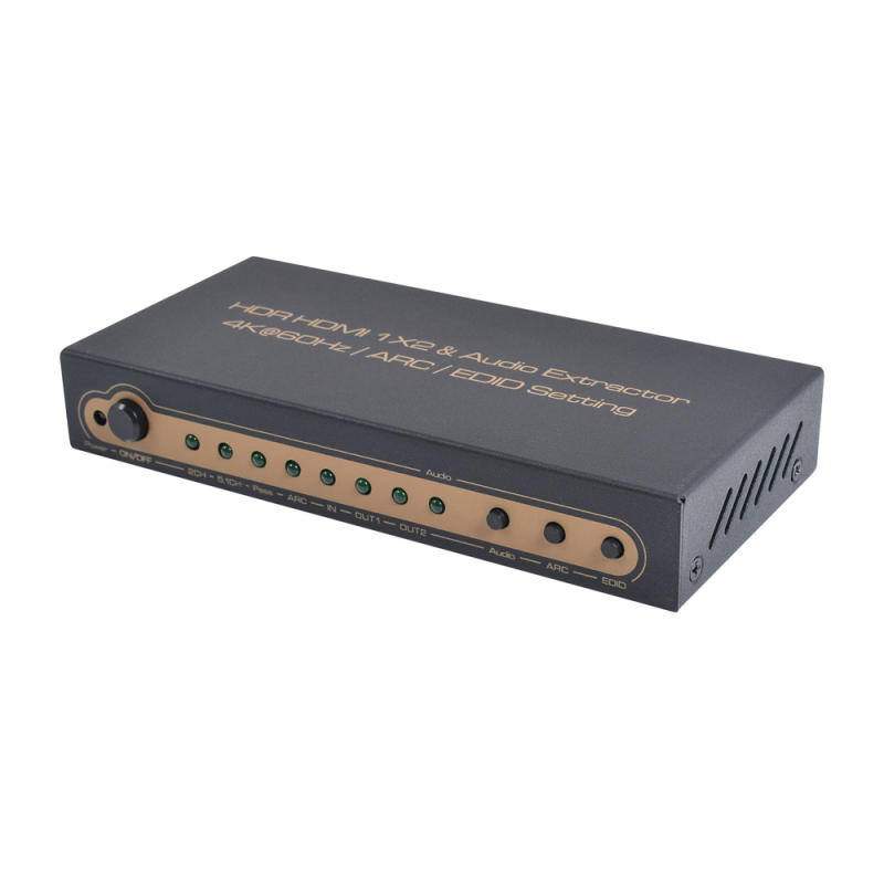 HDMI 1x2 splitter s izlazom zvuka, 4K60Hz, model YY-0054M1