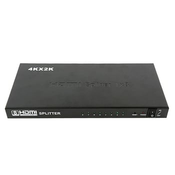Διανομέας HDMI 1x8, σειρά 4K, είσοδος/έξοδος HDMI, τροφοδοσία 5V, υψηλή ταχύτητα μετάδοσης