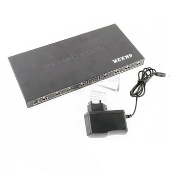 Διανομέας HDMI 1x8, σειρά 4K, είσοδος/έξοδος HDMI, τροφοδοσία 5V, υψηλή ταχύτητα μετάδοσης