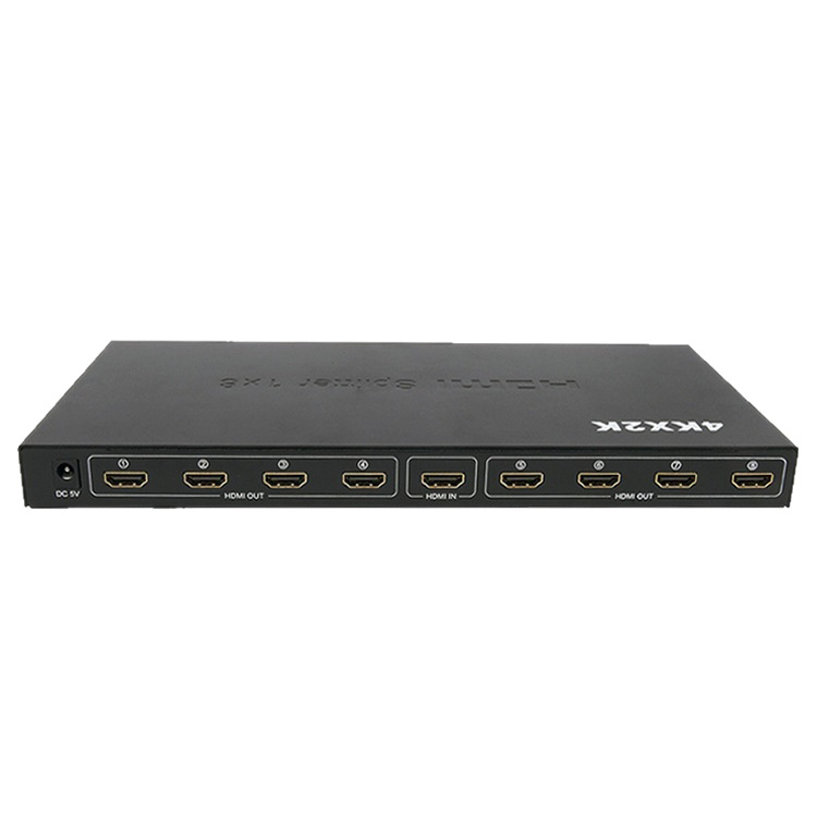 Διανομέας HDMI 1x8, σειρά 4K, είσοδος/έξοδος HDMI, τροφοδοσία 5V, υψηλή ταχύτητα μετάδοσης