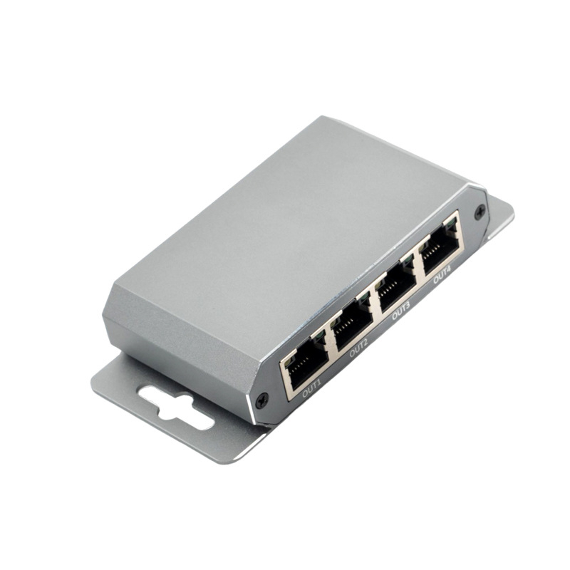 Gigabitni Ethernet prekidač/raspoređivač, RJ45 portovi 1–4, 1000 Mbps