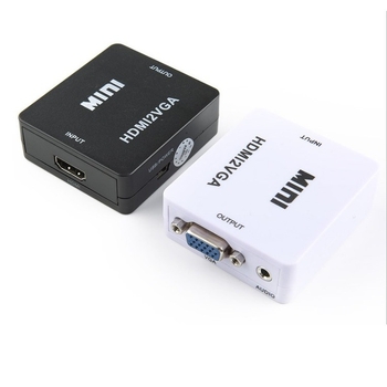 Convertor HDMI la VGA cu sunet – Hdmi2Vga, semnal video 1080P, 1920×1080 rezoluție, compatibil Windows 7