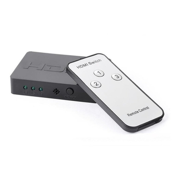 HDMI preklopnik s 3 ulaza i 1 izlaz, daljinsko upravljanje, 1080p, upravljanje napajanjem