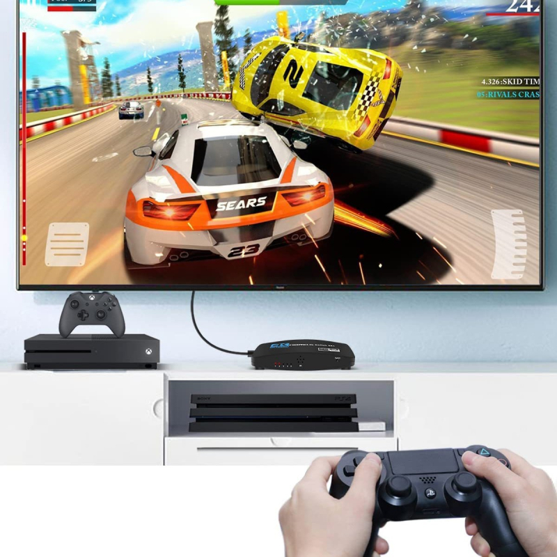 HDMI διακόπτης 5 εισόδων και 1 εξόδου, 4K60Hz, HDR10, Dolby