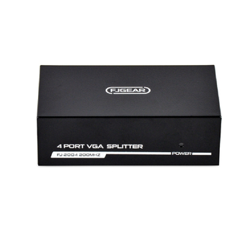 VGA elosztó/splitter 2004, 200MHz, 4 monitor egyetlen gazdától, VGA bemenet/kimenet, 22V tápegység