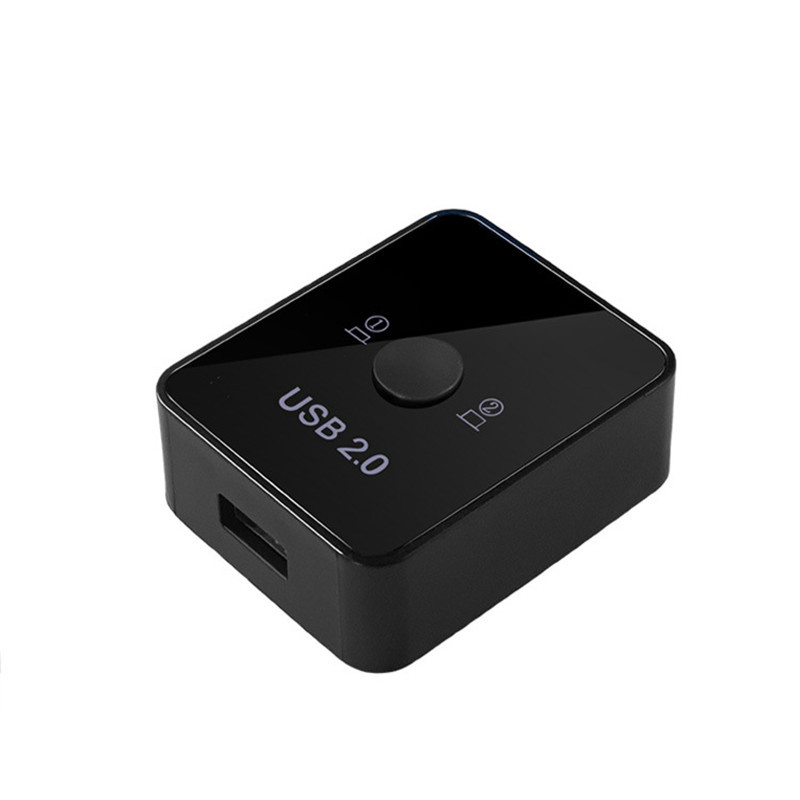 Kétirányú USB nyomtató kapcsoló, kézi üzemmód, USB megosztó, univerzális nyomtató-kompatibilitás, modell: Two-Way USB Switch