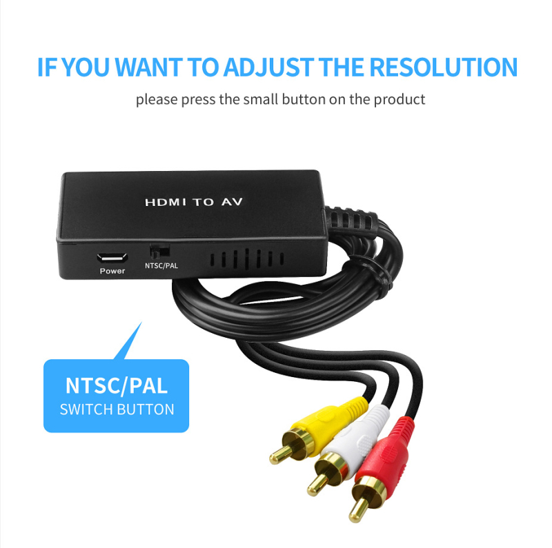 Megumi GV-CH5005 HDMI na AV konverter, 1080P, podrška upravljanju napajanjem
