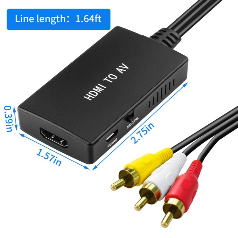Megumi GV-CH5005 HDMI na AV konverter, 1080P, podrška upravljanju napajanjem