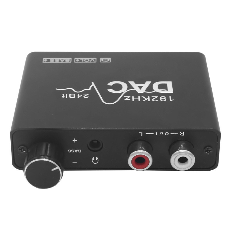 Convertor audio DAC cu modul subwoofer în digital, versiune actualizată 2024, gestionare a alimentării, fără trezire de la distanță