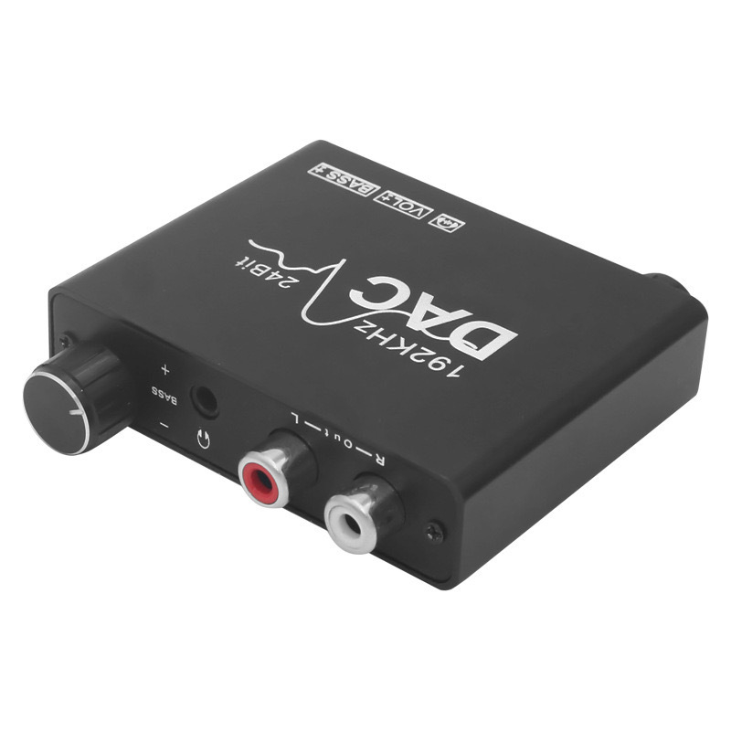 Convertor audio DAC cu modul subwoofer în digital, versiune actualizată 2024, gestionare a alimentării, fără trezire de la distanță