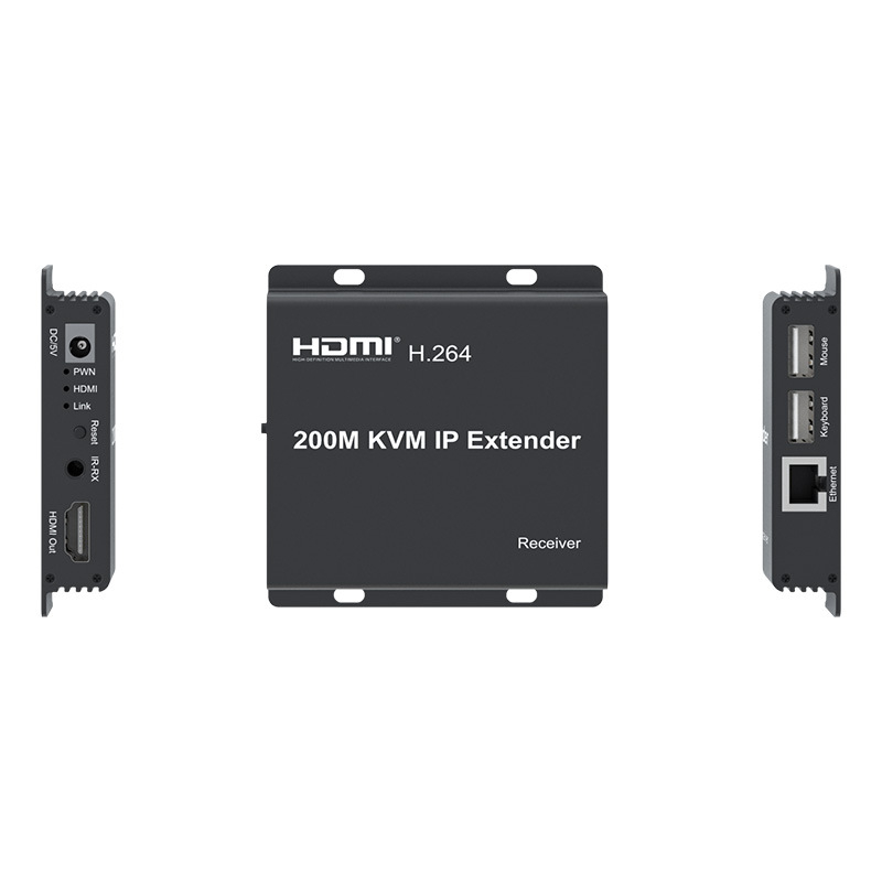 Επέκταση HDMI μέσω δικτύου, 200 m, με KVM/IP, σημείο προς σημείο, 1080P@60Hz