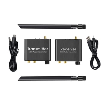 Bežični audio predajnik/prijemnik — 5.8G niska latencija, domet do 50 m, model AYW05