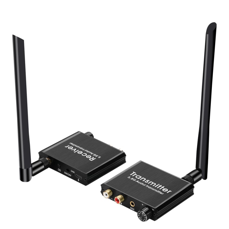 Bežični audio predajnik/prijemnik — 5.8G niska latencija, domet do 50 m, model AYW05