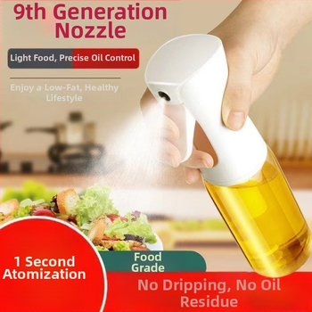 Staklena boca za prskanje ulja u kuhinji — automatsko otvaranje i zatvaranje, jednostavan i moderan dizajn, posuda za ulje, predstavljena 2025.