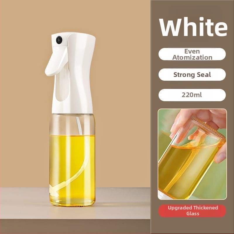 Staklena boca za prskanje ulja u kuhinji — automatsko otvaranje i zatvaranje, jednostavan i moderan dizajn, posuda za ulje, predstavljena 2025.
