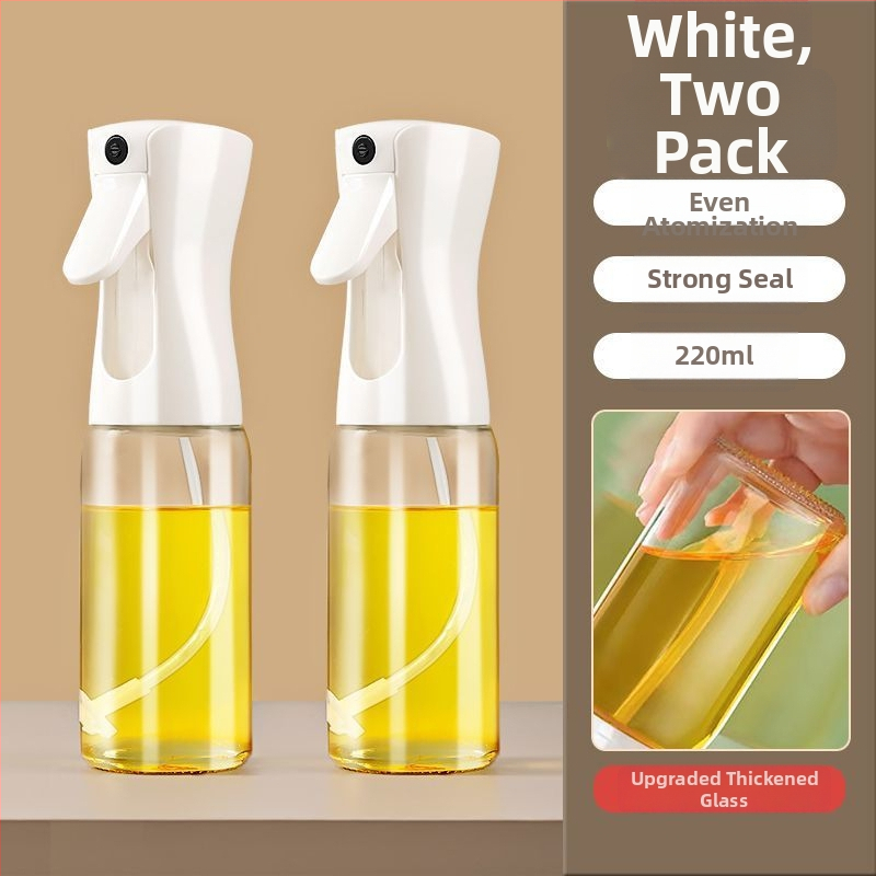 Staklena boca za prskanje ulja u kuhinji — automatsko otvaranje i zatvaranje, jednostavan i moderan dizajn, posuda za ulje, predstavljena 2025.