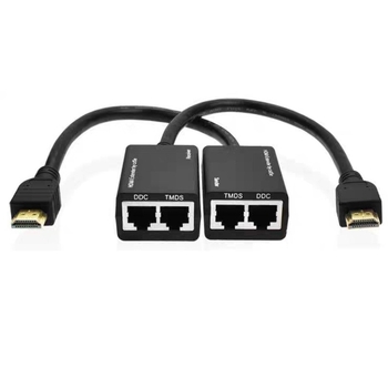 HDMI extender μέσω RJ45 μέχρι 30 m, 1080p, μοντέλο Double R45-30m