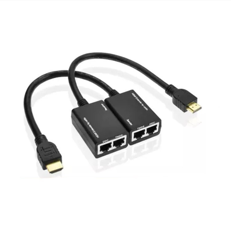 HDMI extender μέσω RJ45 μέχρι 30 m, 1080p, μοντέλο Double R45-30m