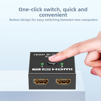 HDMI dvosmjerni prekidač, 2 ulaza 1 izlaz, 4K, prekidač/distributer