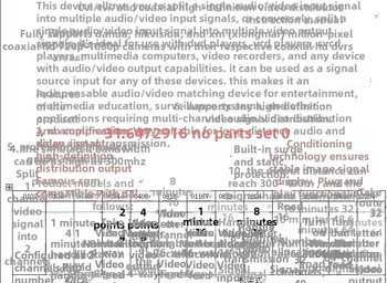 Haodewo HD video distribucija za nadzor, 1 ulaz, 16 izlaza, TVI/CVI/AHD koaksijalni