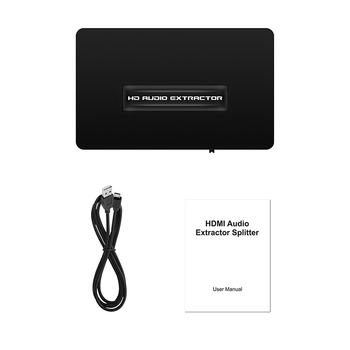 Hangkülönítő HDMI bemenettel és 3,5-ös kimenettel, 5V tápegység